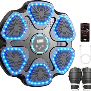 HLTHAIR Music Boxing Machine with Gloves