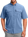 BETBO-BIDET Mens Short Sleeves Fishing Shirts