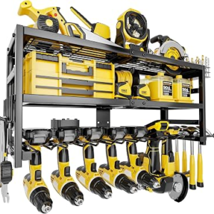 SEENWUUN 3 Layers Power Tool Organizer Wall Mount