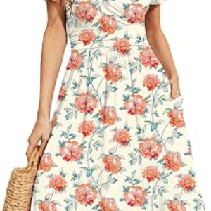 WEACZZY Womens Short Sleeve Casual Dresses