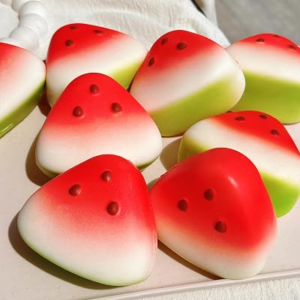 Squishy,Butter Squishy, Watermelon Taba Squishy,Slow Rising/Rebound,Toy for Stress Relief & Fidget Toys for ADHD，Party Favor Gift（1 PCS）