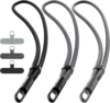 takyu Phone Wrist Strap, 3 Pack 360°Rotating Phone Lanyard without Tangles | Black DarkGray Black-gray, Phone Lanyard with Tether Tab Fits Most Cell Phone Cases, Great for Daily Travel Festivals Hiking