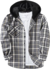 GEEK LIGHTING Mens Flannel Shirt
