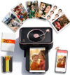 PRT 4×6 Photo Printer, Thermal Dye Sublimation WiFi Picture Printer for Phone, Portable Phone Printer with AR Video & 20 Sheets 1 Cartridge, Instant Printing for Home Use, CP6000 Black