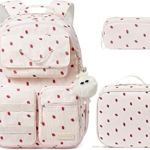 LOVEVOOK Girls 3Pcs Backpack Set