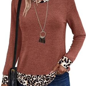 WIHOLL Casual Tunic Tops