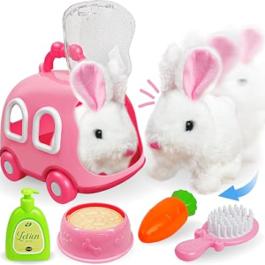 SMILESSKIDDO Electronic Hopping Bunny Toy for Kids, Toys for Girls