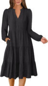 ANRABESS Long Sleeve Midi Dresses