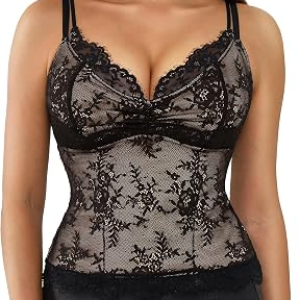Popilush Lace Corset Tops for Women