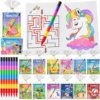 ZMLM 16 Pack Coloring Books for Kids with Crayons,Graduation Party Favors for Kids 4-8, Goodie Bags Stuffers for Toddlers, Classroom Prizes Birthday Return Gifts (Party)