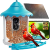 CINMOORE 2.5K No-Monthly-Fee Smart Bird Feeder Camera