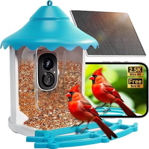 CINMOORE 2.5K No-Monthly-Fee Smart Bird Feeder Camera