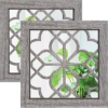 HMANGE Boho Wall Mirror Decor Set of 2