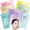 DERMAL Korean Overnight Melting Hydrogel Face Mask Variety Pack, 7 Sheets