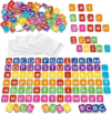 Laffunz Magnetic Letter Tiles Toddler Abc Alphabet Fridge Magnets Alphabet Learning Toys Phonics Manipulatives Spelling Reading Games Phonemic Awareness Sentence Building for Kids Homeschool Classroom