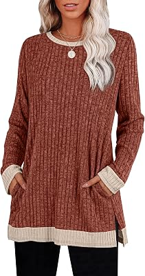 Sampeel Womens Tunic Sweaters