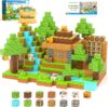 Magnetic Blocks – 100PCS Build Mine Magnet World Forest Cottage Craft Set