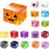 GENERIC Halloween Spooky Ghost Squishy Cube Fidget Toys