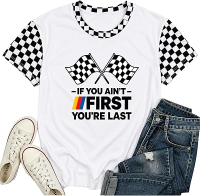 ISPICK Women Start Your Engines Shirt