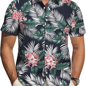 RIOOFINX Mens Hawaiian Shirt
