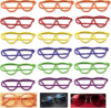 Upquzzfy 30 Pcs Glasses-Shaped Paper Clips Set, Multicolor Metal Cute Paperclips for School & Office – Perfect for Organizing Documents & Bookmarks & Decor (Glasses Shaped, 30)