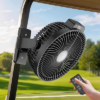 VENSWID 12000mAH 8-inch Magnetic Golf Cart Fan