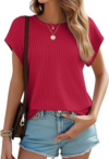 JUSTFASHIONNOW Womens Short Sleeve Blouses