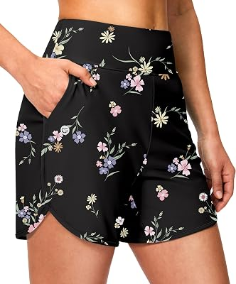 G GRADUAL Womens 5"" Swim Board Shorts
