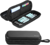 ProCase 2-Layer Hard Pencil Case, Large Capacity Storage Box Pouch, Black