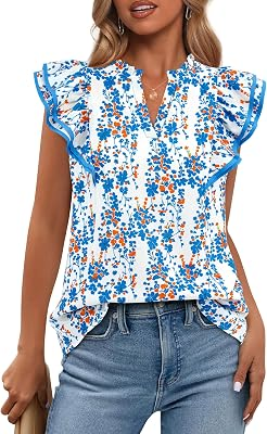 BTFBM Womens Short Sleeve Summer Blouses