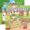 Cozy Friends Cute & Comfy Coloring Book for Adults & Teens or Kids, Stress Relief – Fuzzy Hygge. Two-Book Set, Containing 96 Pages. Cozy Coloring Book.Teenager Girl and Boys Gift Ideas.