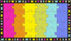 Booooom Jackson 7’6″ x 13’1″ Large Classroom Rug – 24 Seats Puzzle Carpet for Preschool, Daycare, Elementary, Fade & Stain Resistant Nylon Seating Rug with Shapes Border