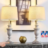 SAIWEYA Set of 2 Farmhouse Table Lamps