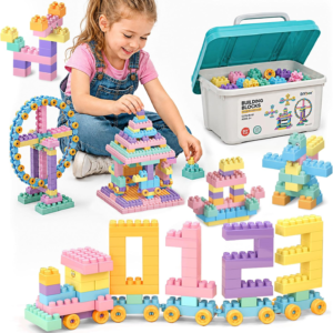 DIYBee Building Blocks for Toddlers and Kids, 200 Pcs