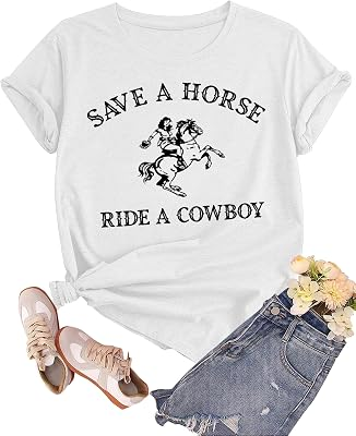 ZELROXA Womens Western Country Tee