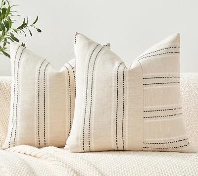 GRINEED Throw Pillow Covers Set of 2