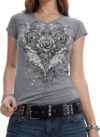 IWOLLENCE Womens Vintage Graphic Cap Sleeve Shirts