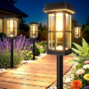 AHAORIGIN 8 Pack Solar Pathway Lights Outdoor