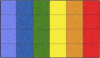 Booooom Jackson Classroom Rug – 7’5” x 13′ Rainbow Square Preschool Classroom Carpet, Non-Slip & Stain Resistant, 20X Easy Clean, Thick Nylon Kids Playroom Floor Mat