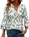 IEEILULU 3/4 Length Sleeve Womens Tops