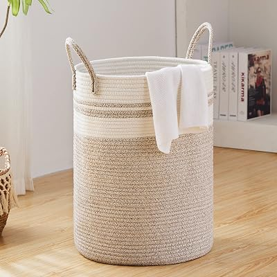 FIONA'S MAGIC Cotton Rope Laundry Basket