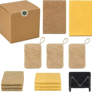 ZHOMERZIA 11-In-1 Natural Kitchen Sponges