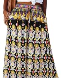 BSUBSEACH Women Maxi Skirt