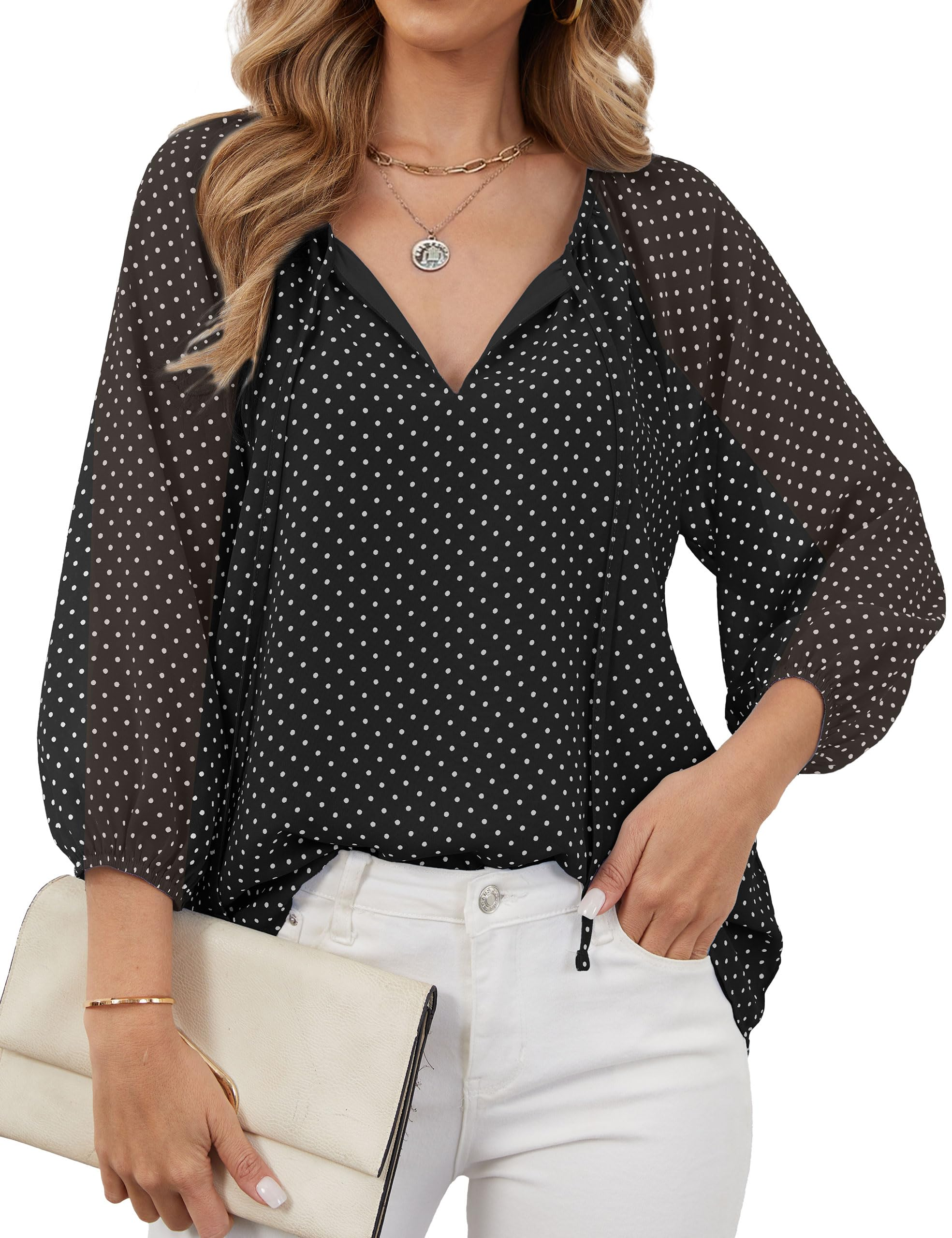 TELULYOO Womens Blouses