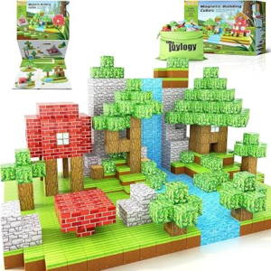 TOYLOGY 100PCS Magnetic Blocks Forest World