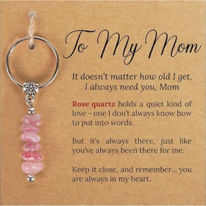 Sensemory Retirement Gift For Woman Keychain, Coworker Leaving Gifts For Teacher, Nurse, Daughter Graduation, College Gift, Farewell, Promotion, New Job Key Chains, Friend Going Away Stocking Stuffers (Mom)