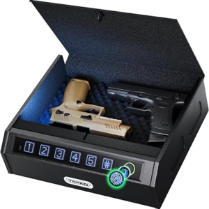 TRRKO Biometric Gun Safe for Handgun