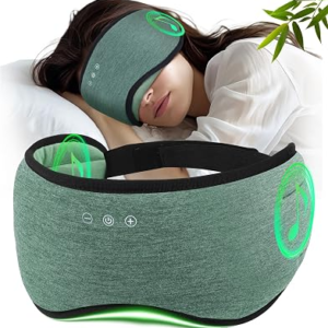 ZHENYEMEI Sleep Mask with Bluetooth Headphones