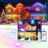 AHAWILL 100FT Christmas Permanent Outdoor Lights