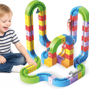 AiDwell 3D Anti-Gravity Infinity Track Set 121PCS with 2 Electric Trains